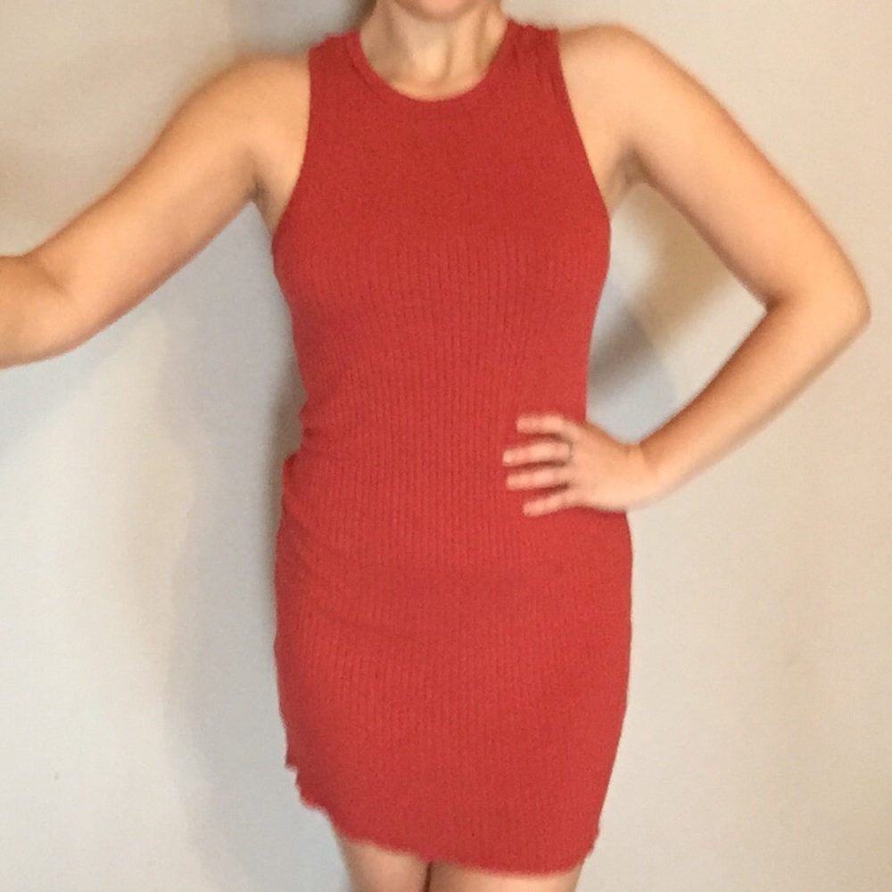 Racer back body con dress from Pacsun!